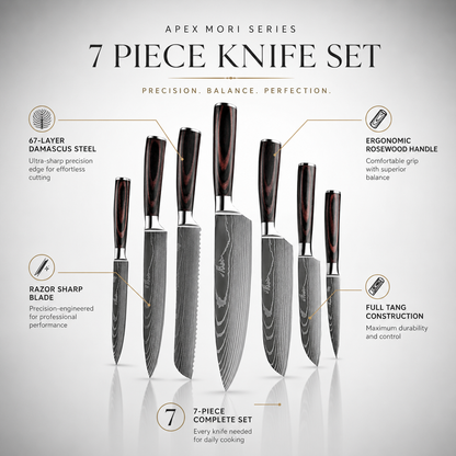 Apex Mori Series - 7 Piece Knife Set