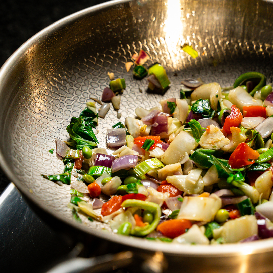 Apex Titanium Hammered Wok Pan